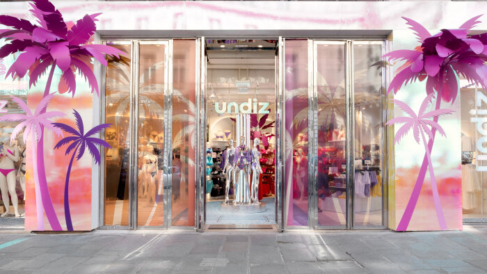 Le magasin d’Opéra s’est transformé en pop-up store éphémère dédié uniquement à l’univers du bain. - © D.R.