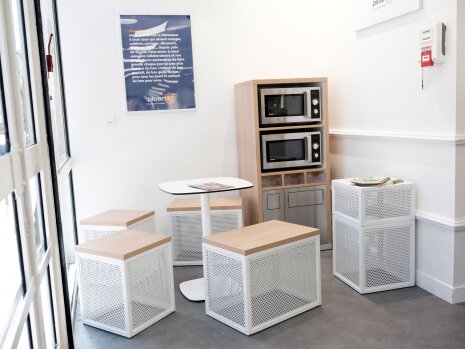 L'espace restauration sera implanté dans les zones où il y a des bureaux ou des étudiants - © Picard
