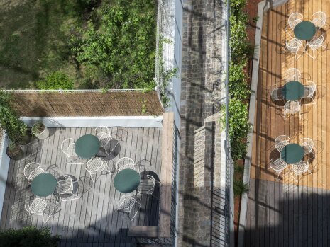 La terrasse extérieure - © Design My Camp