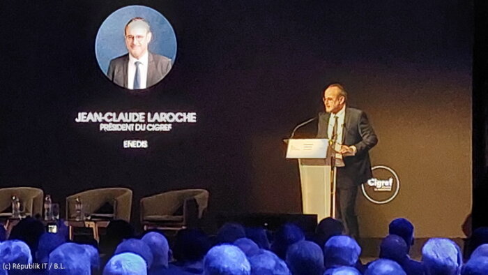 Jean-Claude Laroche, président du Cigref, a ouvert et conclu l’AG publique. - © Républik IT / B.L.