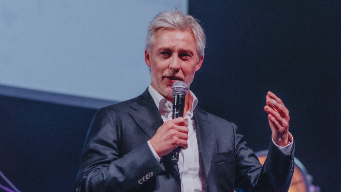 Christophe Gaschin lors de la Nuit du commerce connecté en 2024. - © D.R.