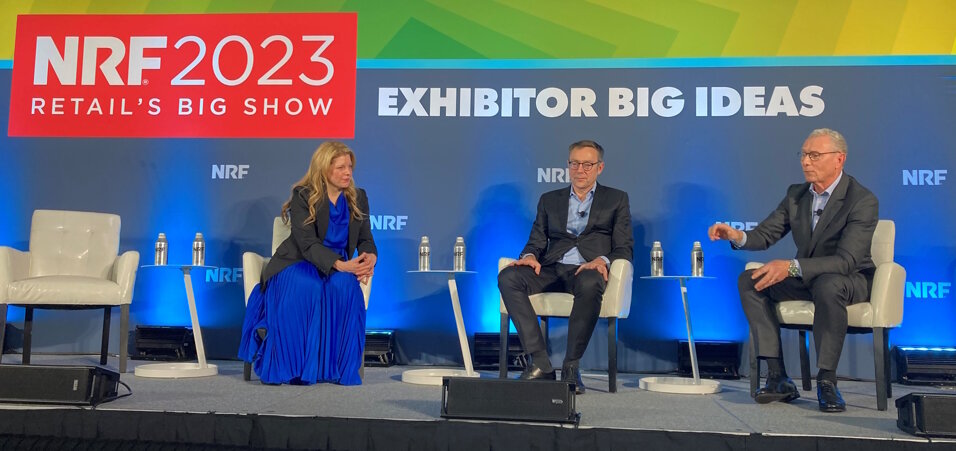 Olivier Theulle (Fnac Darty) et Philippe Roncati (Kyndryl France) ont évoqué leur partenariat sur scène lors du Retail’s Big Show 2023. - © Kyndryl