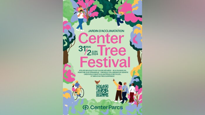 Le Center Tree Festival, un roadshow éco-pensé - © Center Parcs