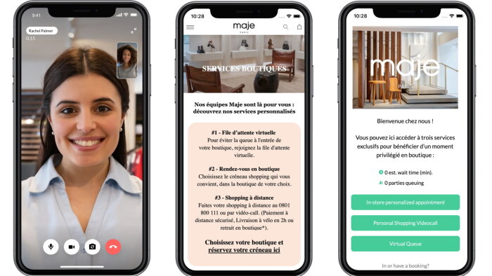 Maje multiplie les services pour attirer les clients en magasin