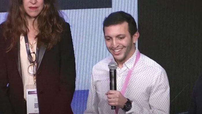 Abdel-Hakim Mahir a représenté Allianz France à la Cyber Night 2022. - © Républik IT