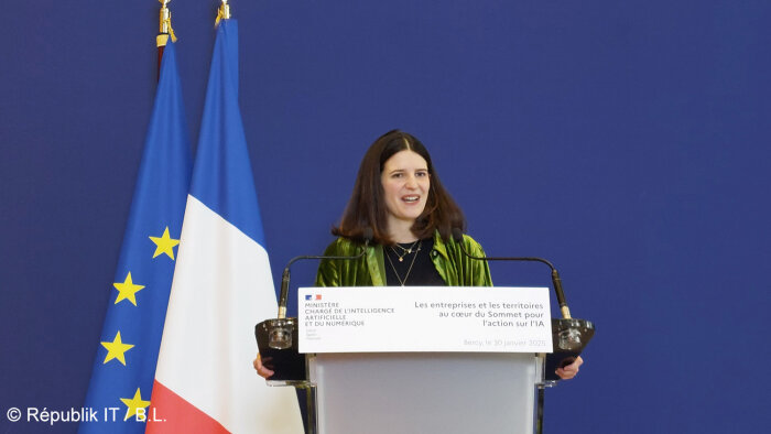 Clara Chappaz est Ministre déléguée chargée de l’Intelligence artificielle et du Numérique. - © Républik IT / B.L.