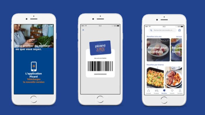 Picard vient de mettre à jour son application et a ajouté par exemple le service de click & collect. - © Picard