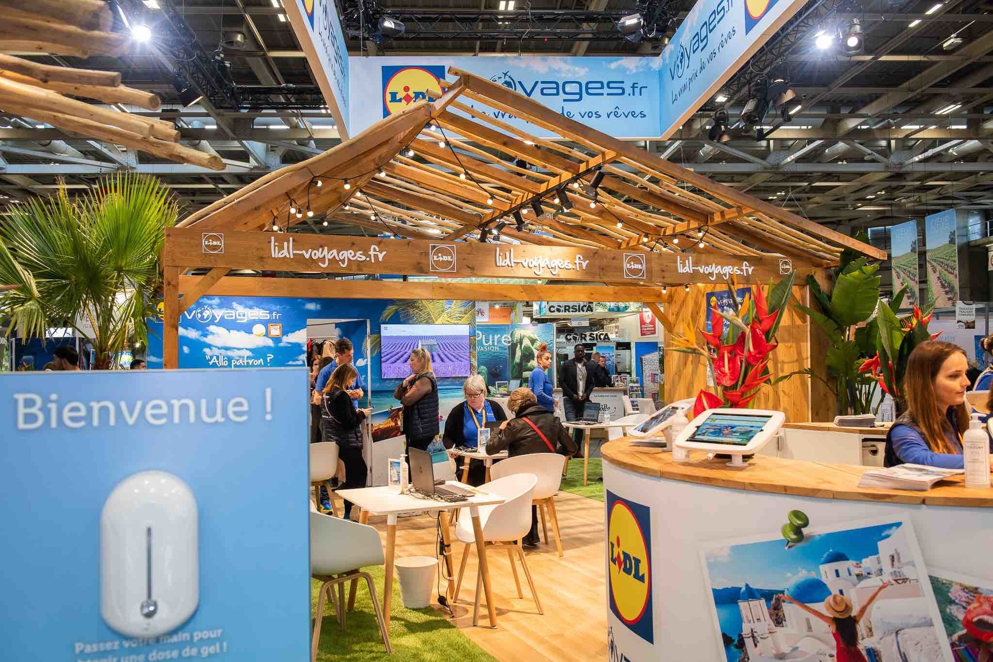 Lidl Voyages présent sur le salon mondial du tourisme tous les deux ans  - © Lidl France