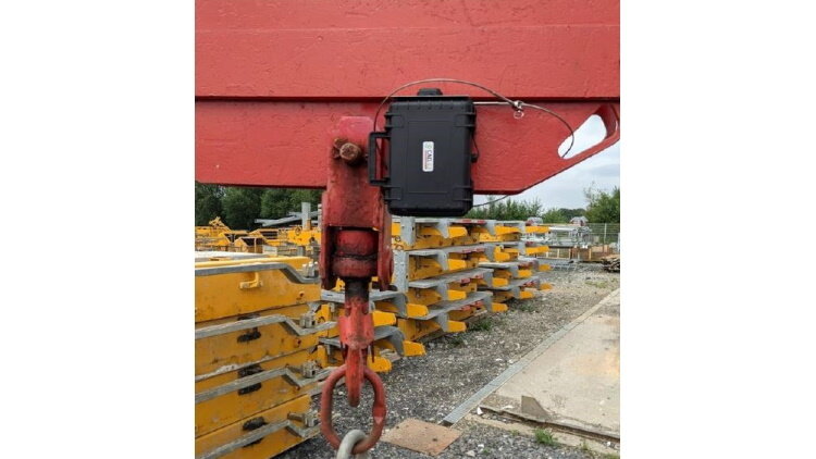 Le boîtier Cad.42 sur une grue Spie Batignolles. - © D.R.
