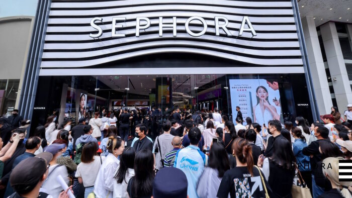 LVMH est très présent en Chine, comme ici avec la boutique Sephora de Shanghai. - © LVMH
