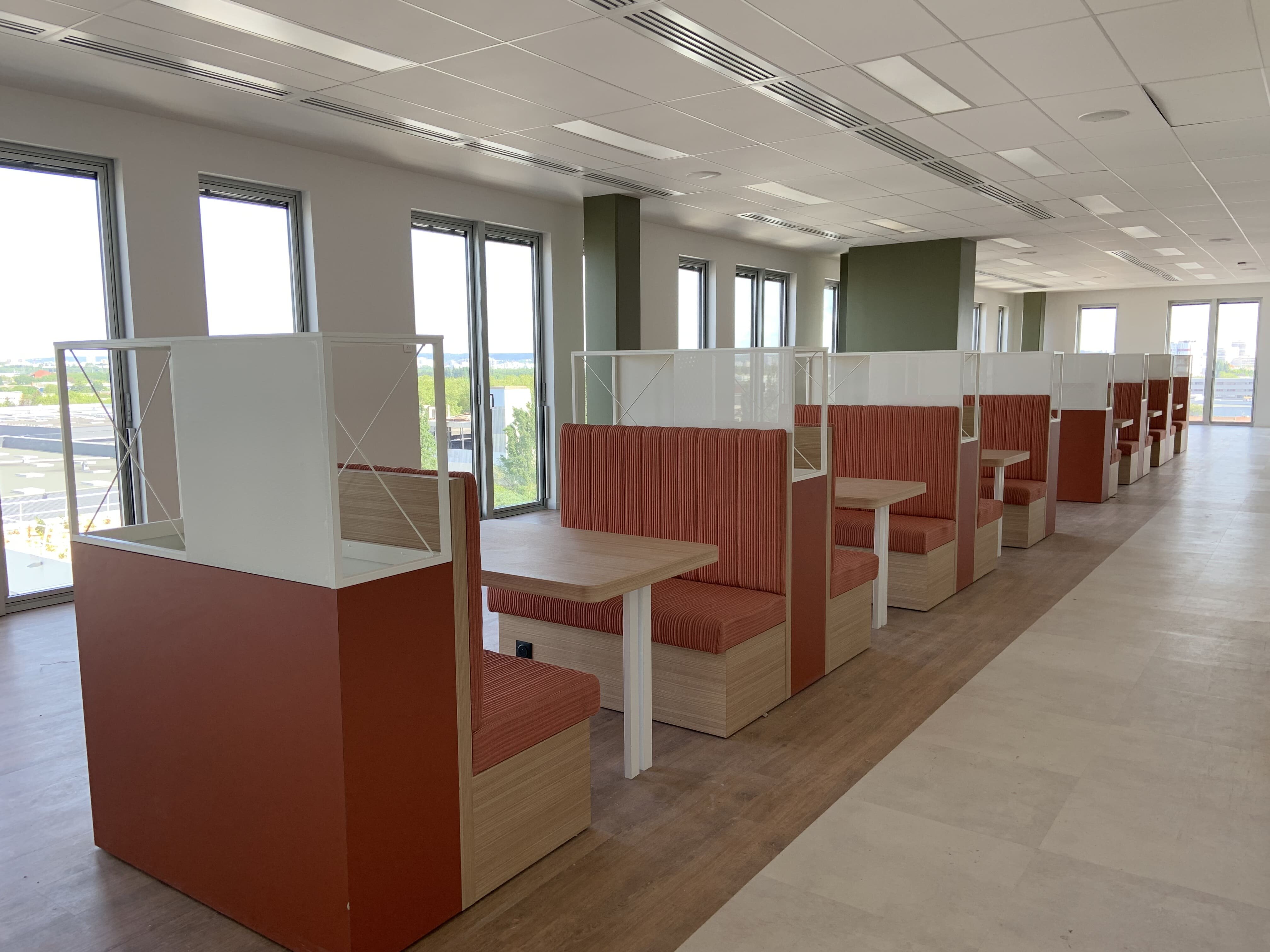 UP Gardens propose différentes configurations de travail - © D.R.