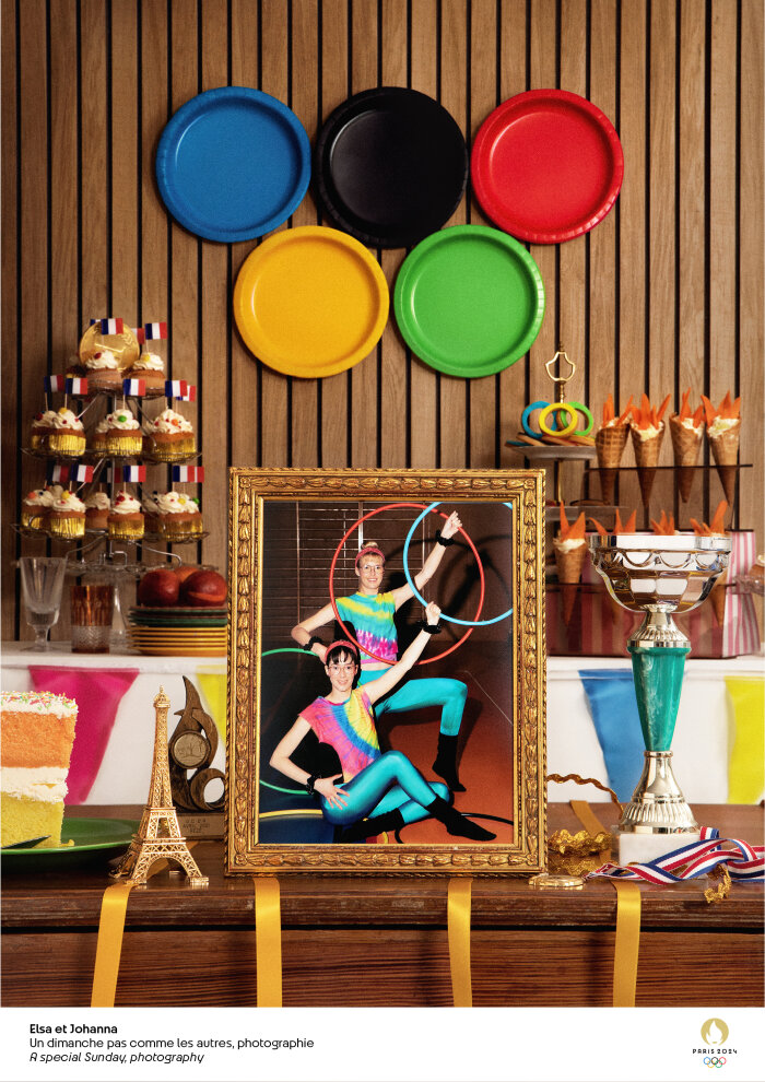 Affiche artistique des Jeux de Paris 2024 réalisée par les photographes Elsa & Johanna - © Elsa & Johanna