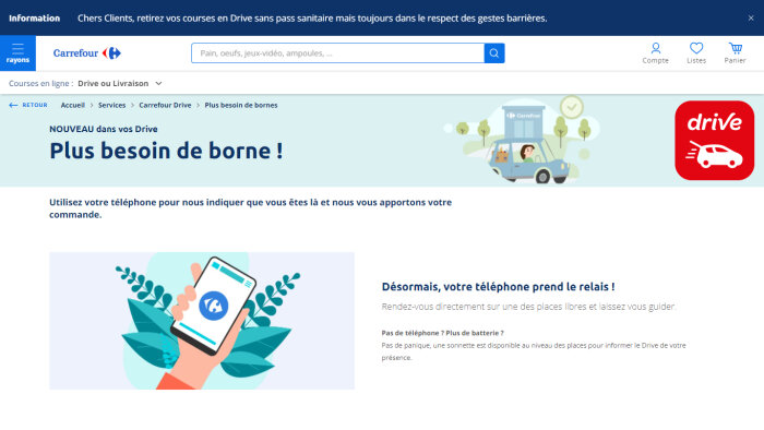 Une page web a été mise en place pour présenter ce nouveau service. - © D.R.