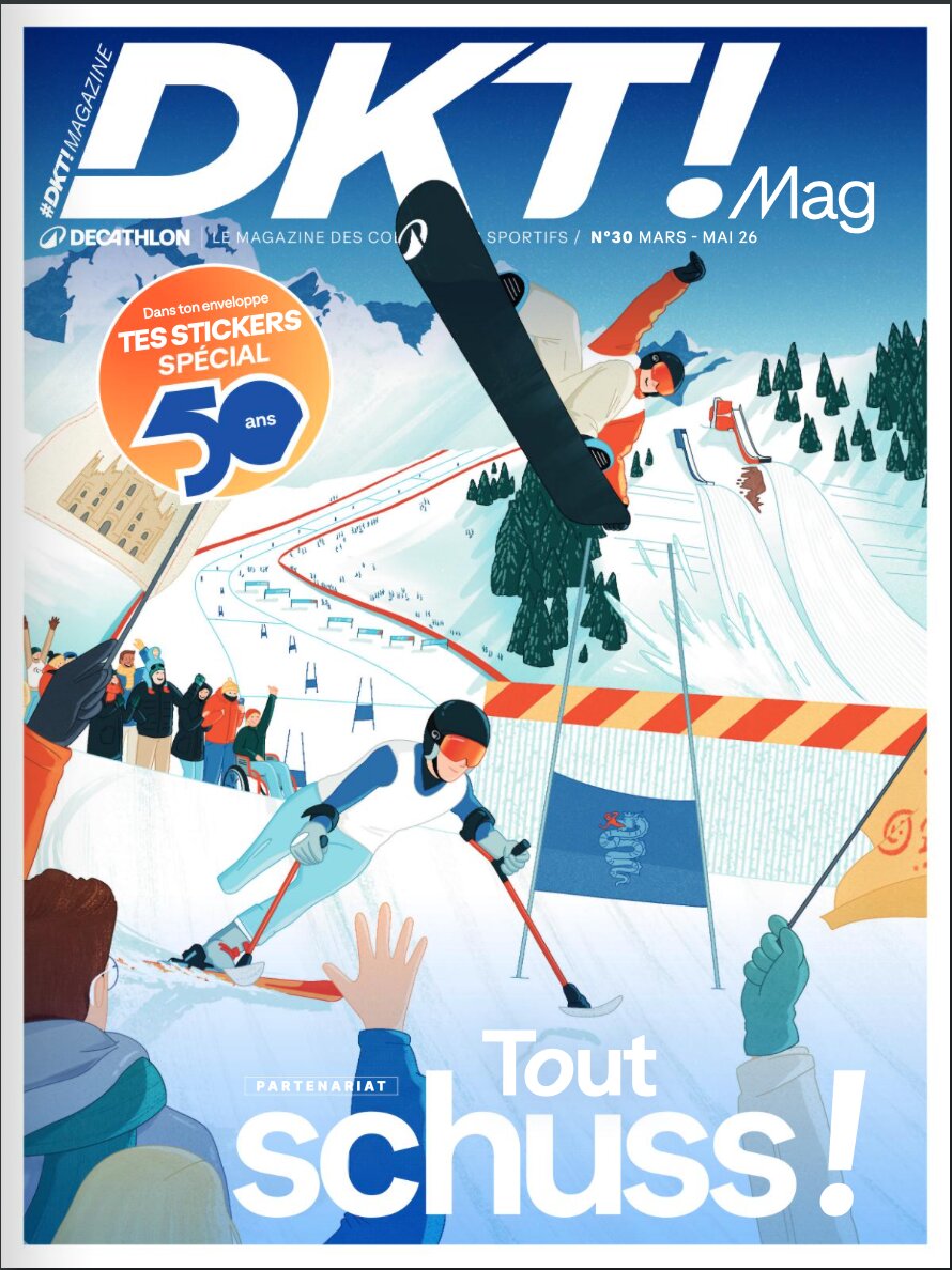 The brand's print magazine, DKT Mag! - © DR