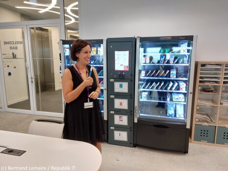 Le distributeur automatique de fournitures - © Républik-IT / Bertrand Lemaire