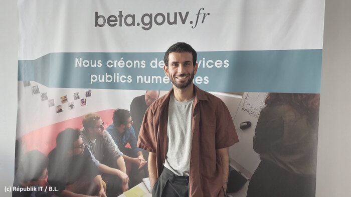 Ishan Bhojwani est chef du département incubateur de services numériques de la DINUM. - © Républik IT / B.L.
