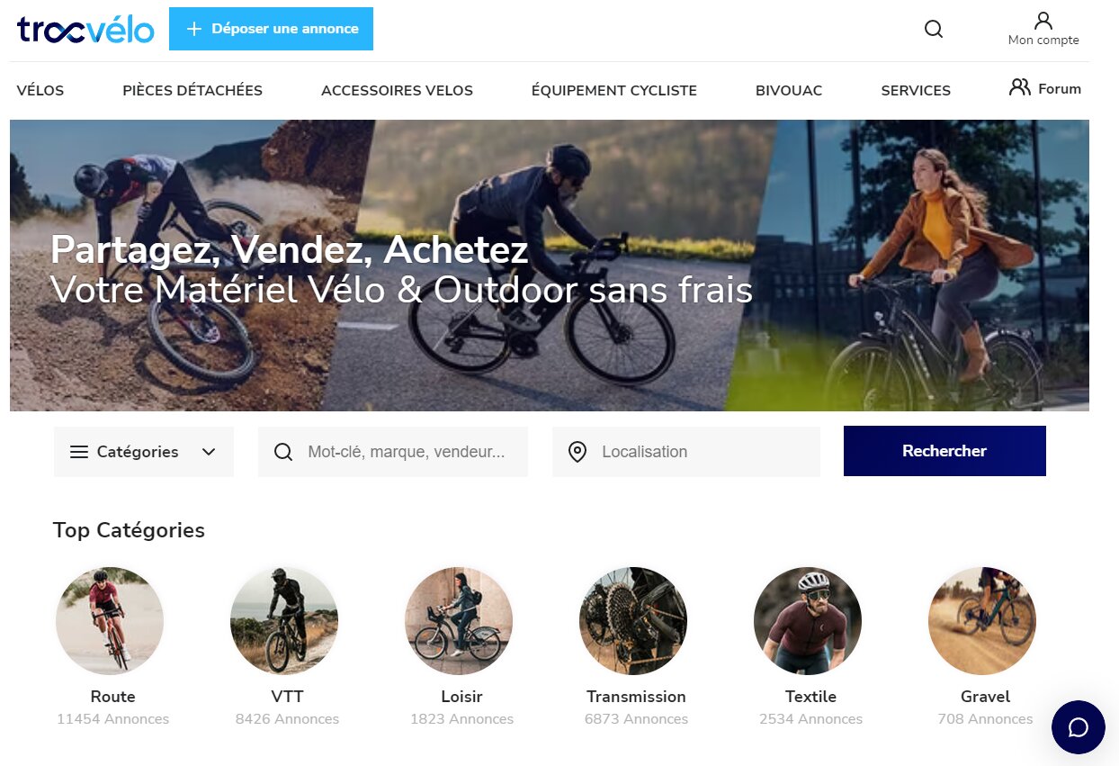 Alltricks a racheté TrocVelo en 2021 et s’appuie sur ses historiques de vente pour créer une cote Argus. - © D.R.