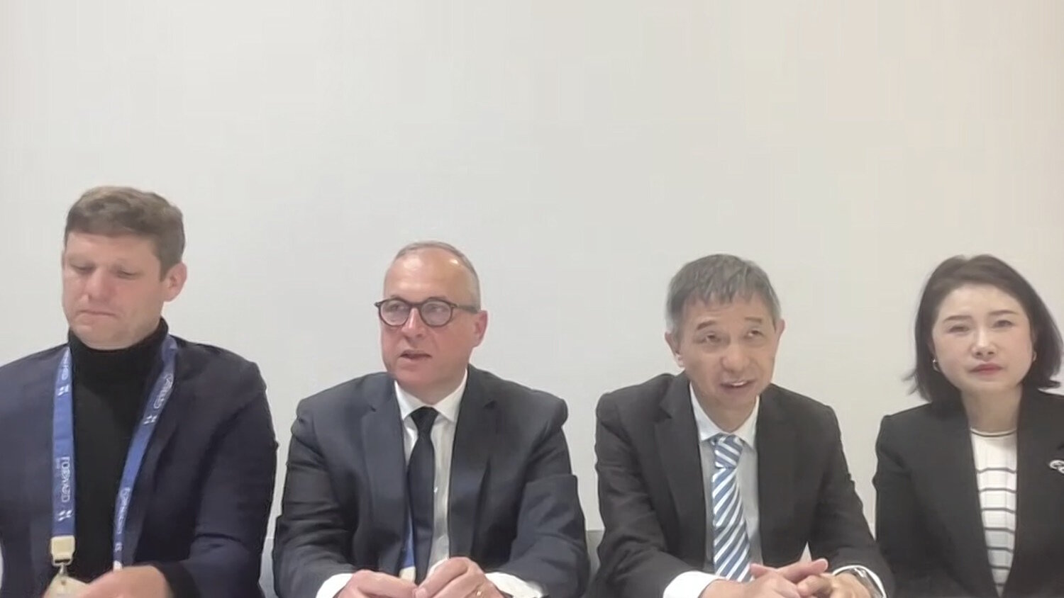 La conférence de presse commune LVMH/Alibaba Cloud du 22 mai 2024. - © D.R.