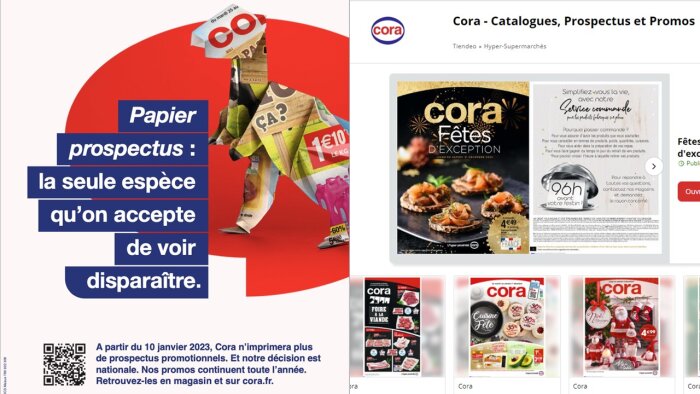 Une campagne de communication va accompagner la suppression des catalogues papier. - © Cora