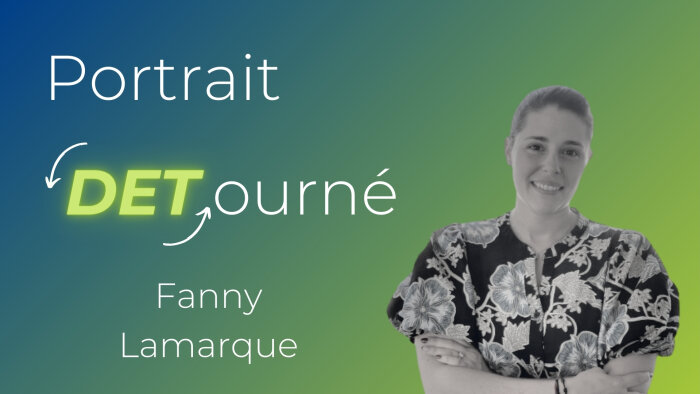 Portrait DETourné de Fanny Lamarque, directrice Environnement de Travail et Immobilier — Groupe PMU
