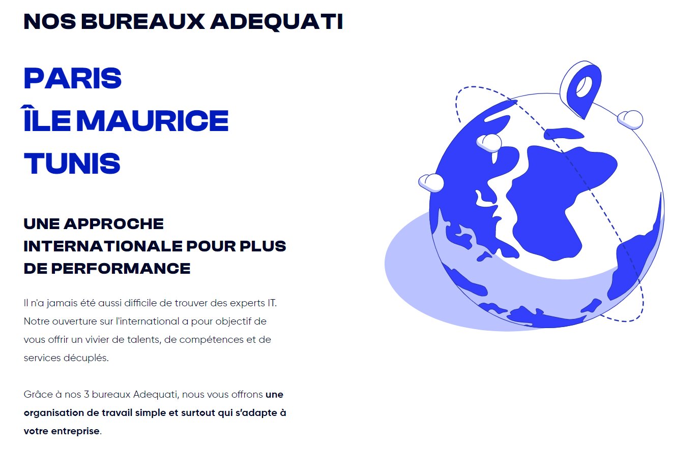 Adequati a trois bureaux. - © D.R.