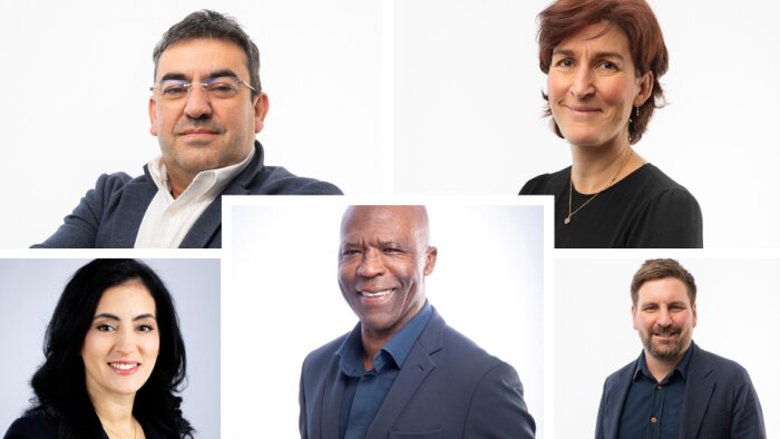 Luis Bueno Nieto, Marie-Laure Cassé, Latifa Moutai, Willy Tintin et Allistair Baird. - © D.B