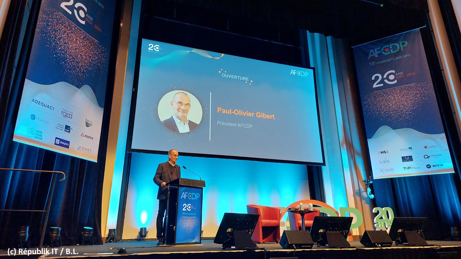 Paul-Olivier Gibert est président de l’AFCDP. - © Républik IT / B.L.