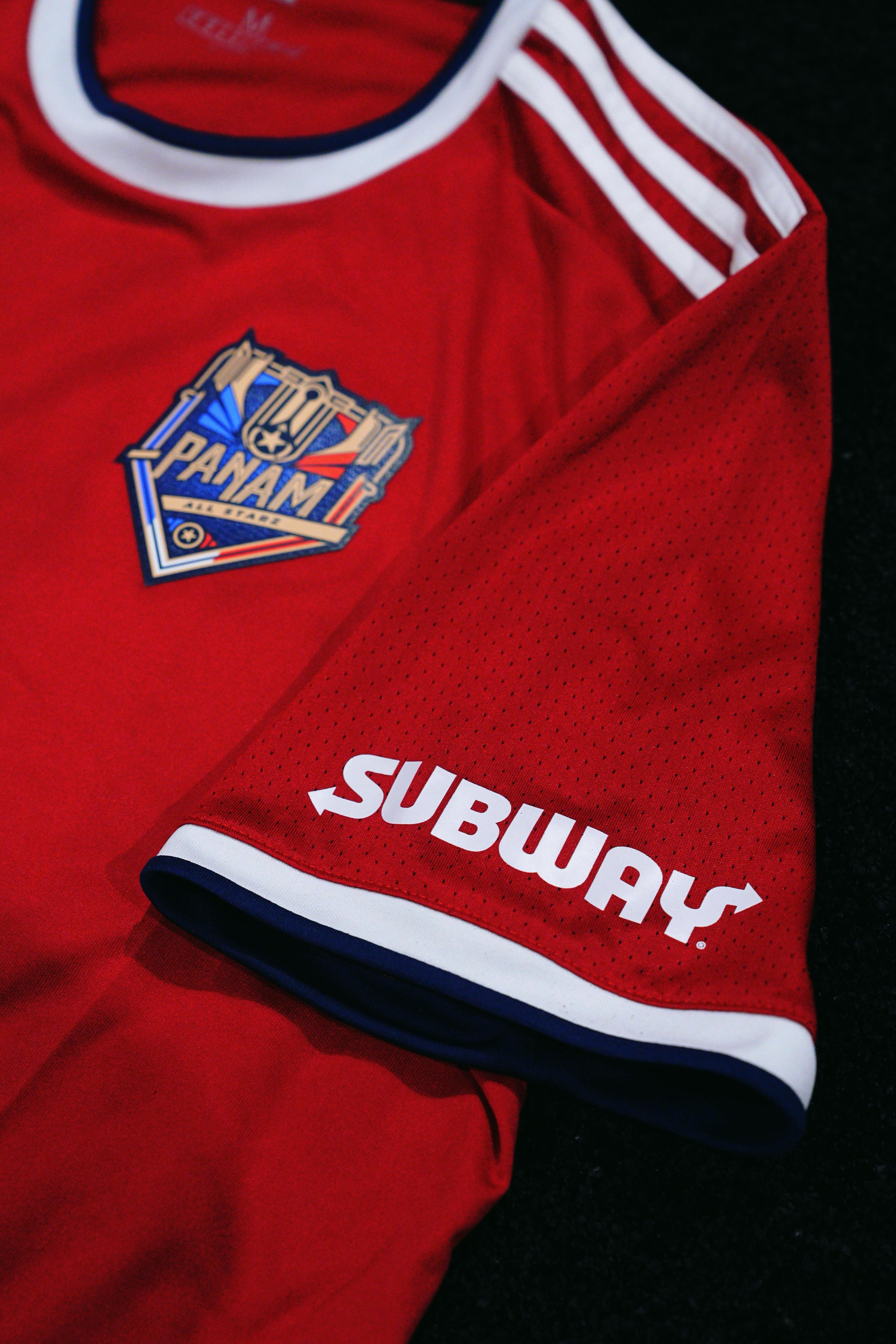 Subway est le partenaire maillot de l’équipe Panam All Starz sur la Kings League - © D.R.