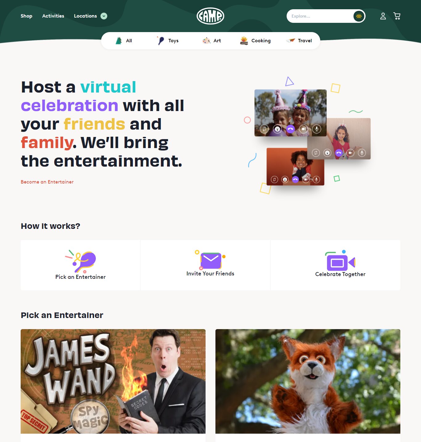 Camp a dupliqué sur le digital son offre d’anniversaire pour garder le lien avec ses clients malgré la fermeture des magasins. - © Camp