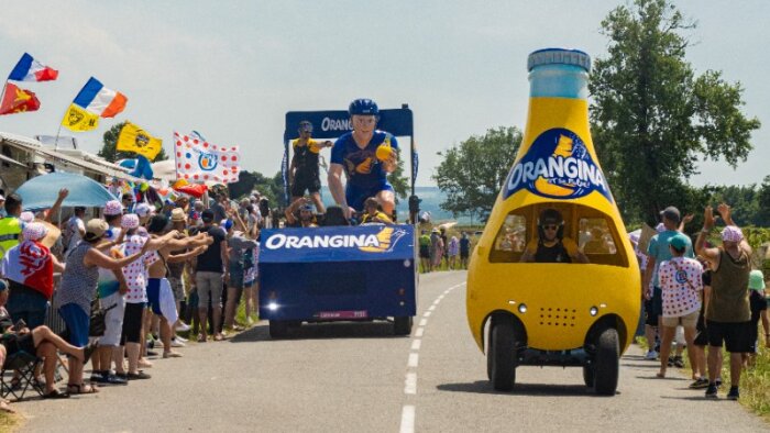 Orangina s’associe au Tour de France 2023 pour la première fois - © Sept cent neuf / Orangina