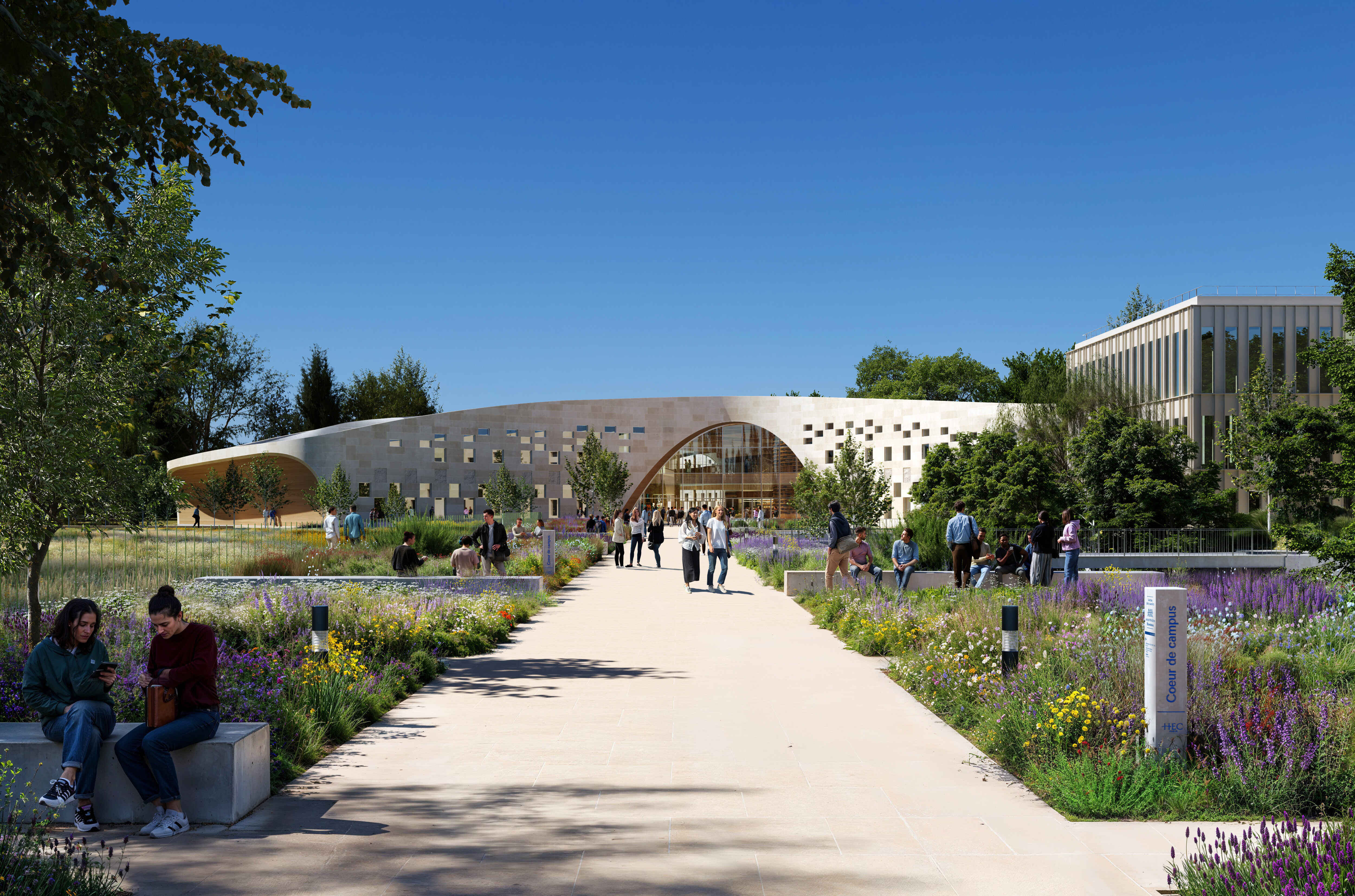 Campus extérieur - © SORA