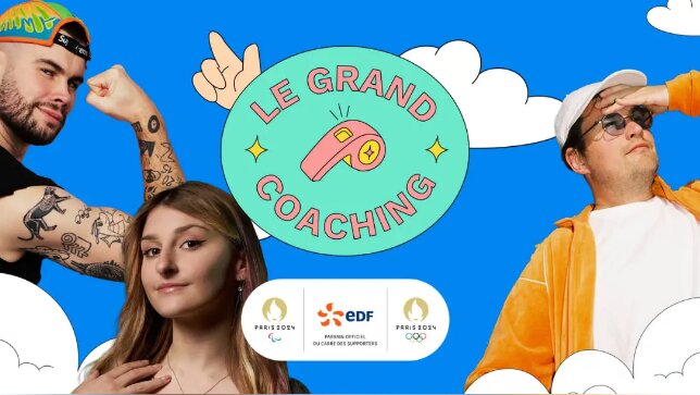Le Grand Coaching d’EDF pour les JOP - © EDF - Mnstr
