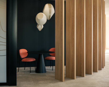 Espaces dynamiques dans les bureaux du siège de Samsung France - © Thibaud Poirier pour Parella