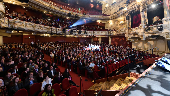 La deuxième édition des trophées Worknight s’est achevée au théâtre Mogador le 20 mars 2023. - © Carole Desheulles