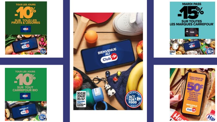 Carrefour dévoile son « Club » : un programme de fidélité réinventé pour unifier et engager. - © D.R.