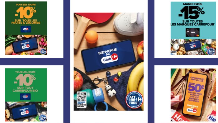 Carrefour dévoile son « Club » : un programme de fidélité réinventé pour unifier et engager. - © D.R.