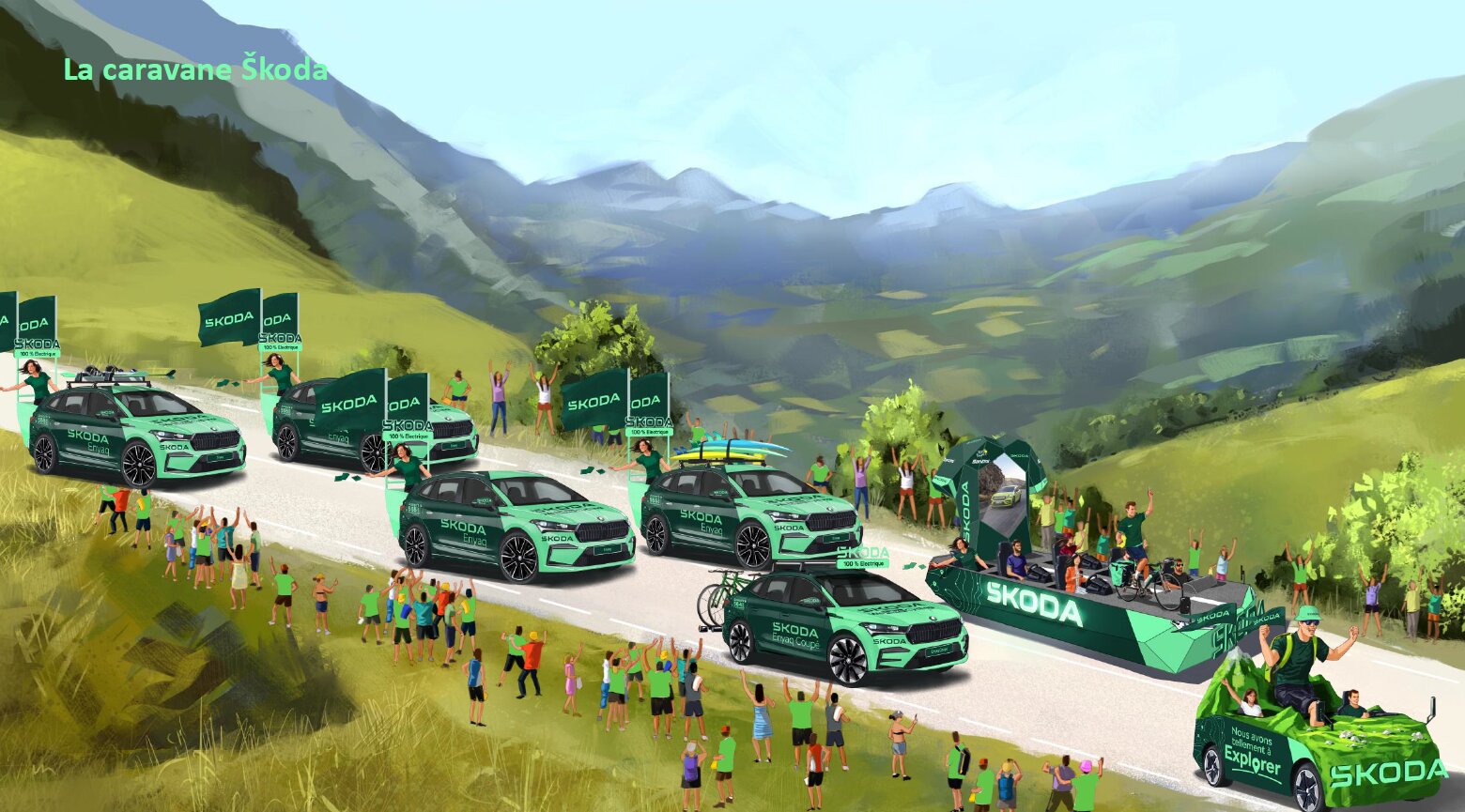 La caravane 2024 de Skoda - © Skoda France