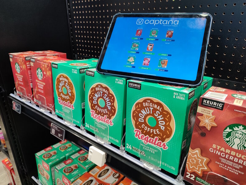 Captana de SES-Imagotag doit permettre de mieux suivre ce qui se passe en magasin. - © Républik Retail