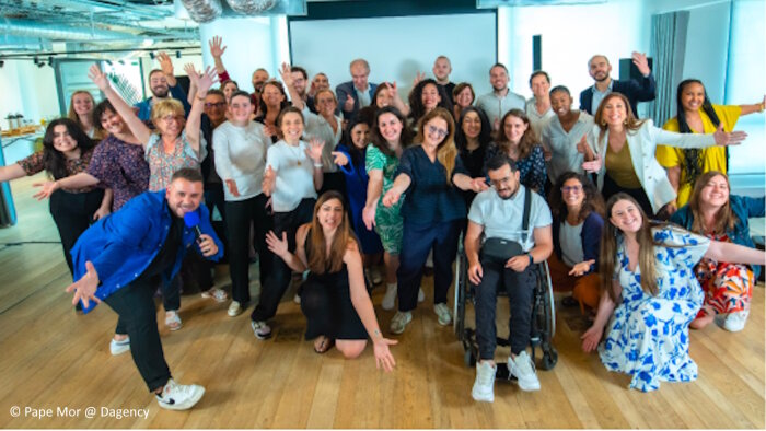 Les participants à la treizième session du programme DéClics Numériques. - © Pape Mor @ Dagency