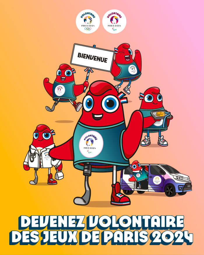 Le portail pour devenir volontaire de Paris 2024 est ouvert jusqu’au 3 mai 2023 - © Paris 2024