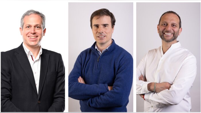 Eloy Del Moral, Venceslas Boutan et Dimitri Lecocq, les 3 directeurs généraux délégués. - © DB