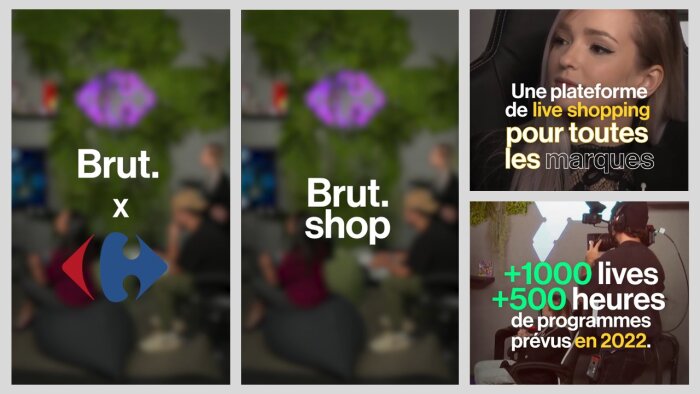 Brut.Shop est une plate-forme de live shopping qui sera lancé prochainement. - © D.R.