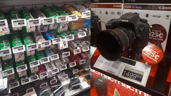 Fnac Darty améliore son merchandising avec les étiquettes électroniques SES-Imagotag. - © Fnac Darty
