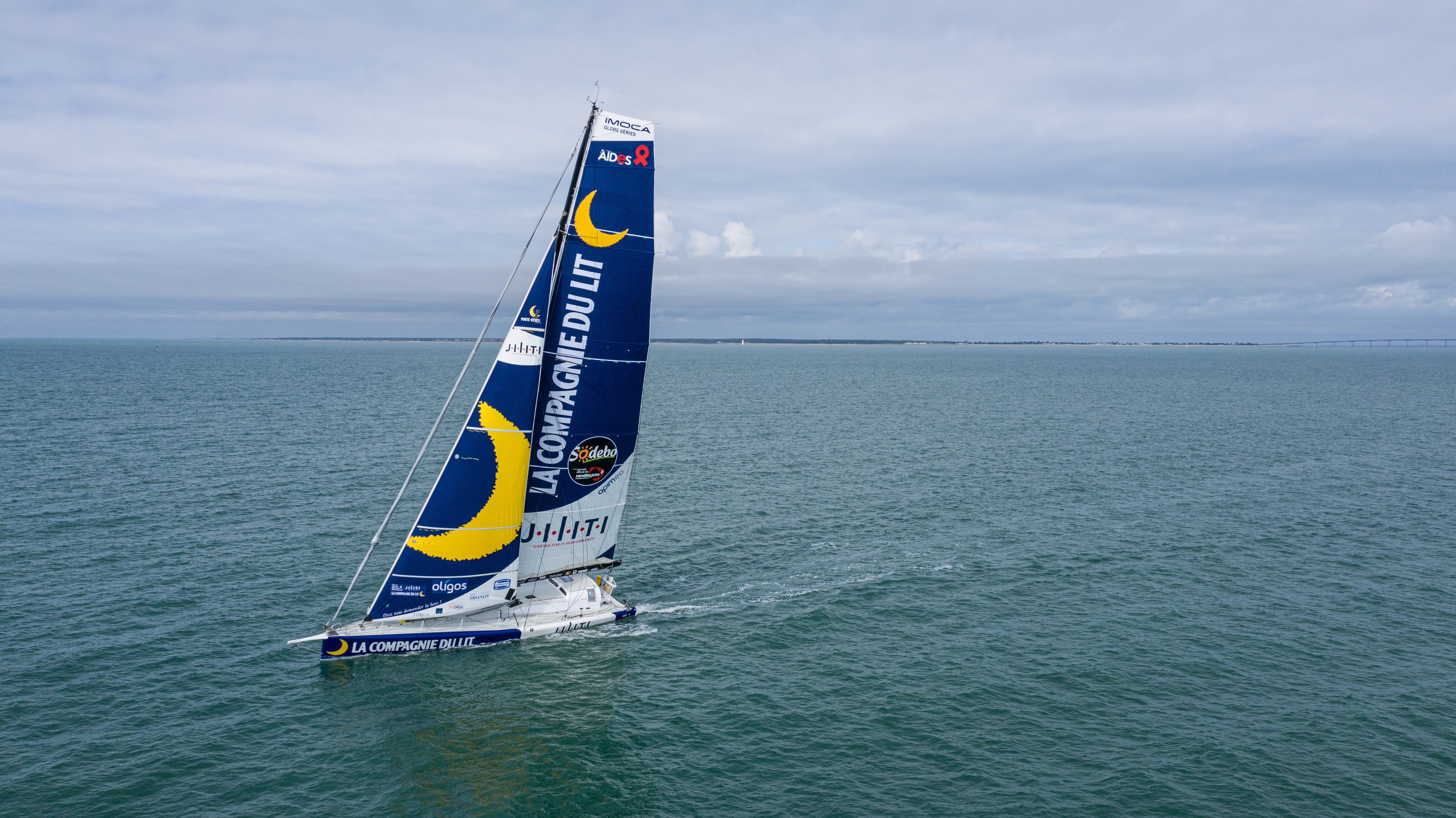 Bateau La Compagnie du Lit Vendée Globe - © Vincent Olivaud