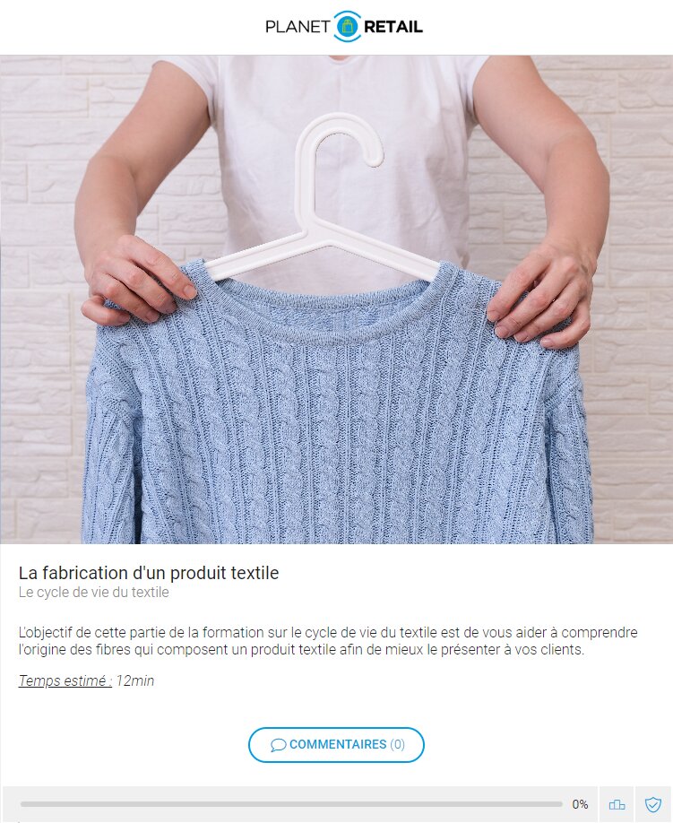 La formation porte sur les fibres, les labels, les règles d’origine, l’entretien, les consignes de tri et la seconde main. - © D.R.