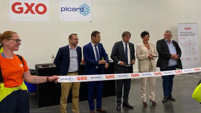 En partant de la droite, Pascal Neveu, directeur supply chain et Cathy Collard-Geiger, DG. - © D.R.