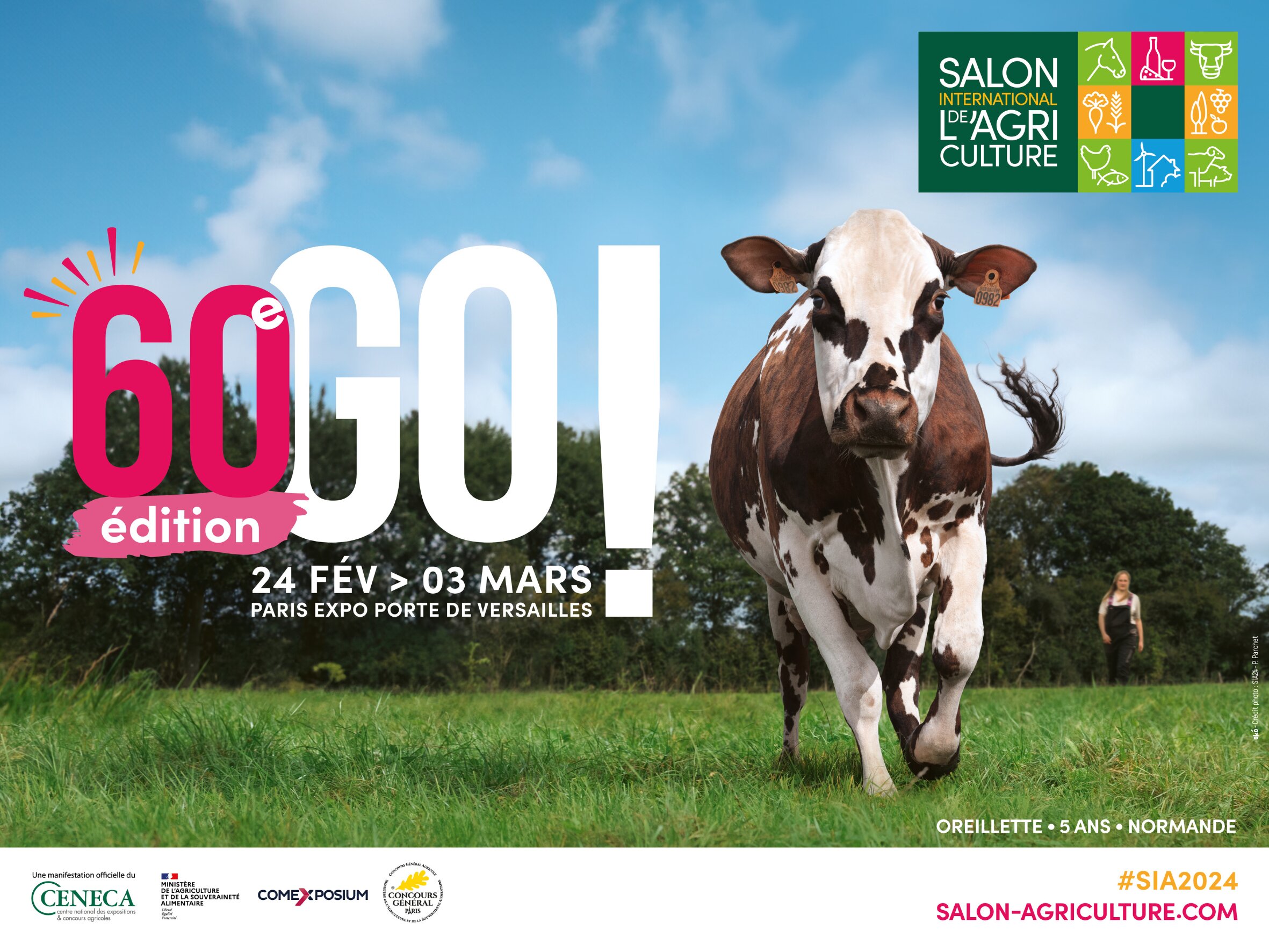 La campagne 60 GO ! a été lancée pour la 60e édition du SIA - © SIA