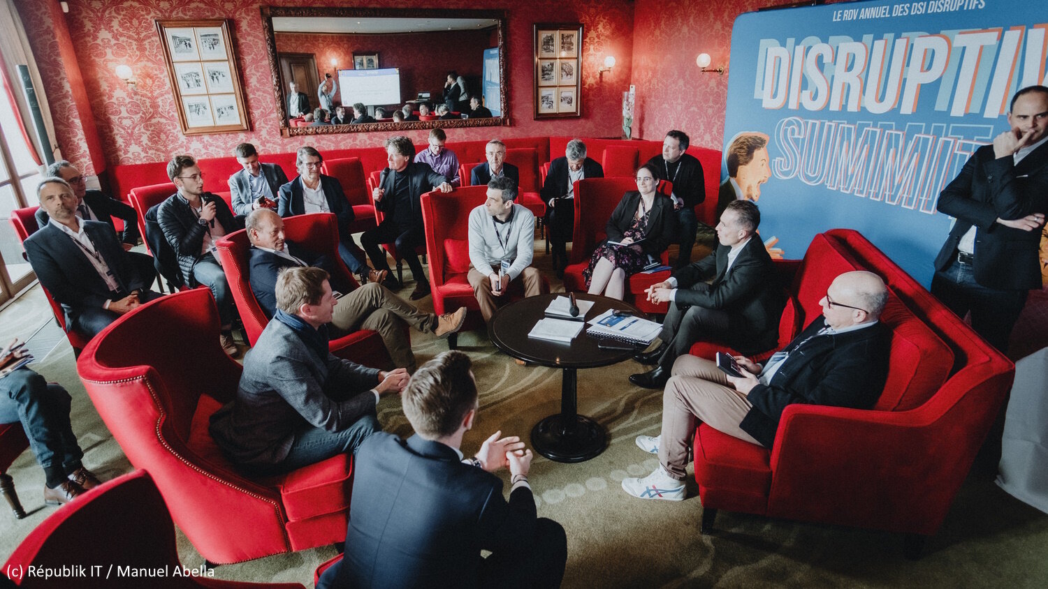 Les ateliers du Disruptiv’Summit : des échanges confidentiels en petit comité. - © Républik IT / Manuel Abella