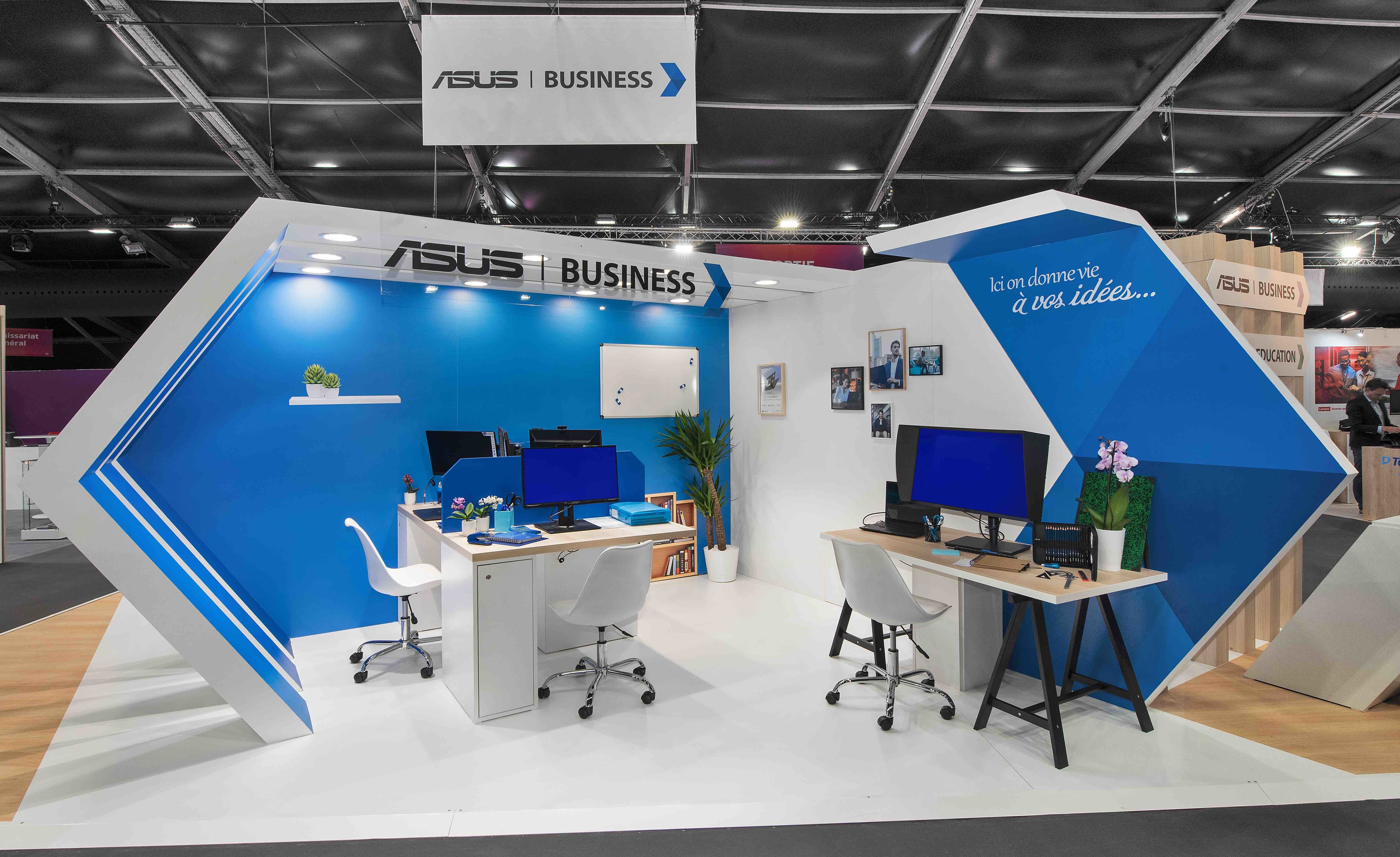 Asus participe à plusieurs salons professionnels chaque année - © Asus France