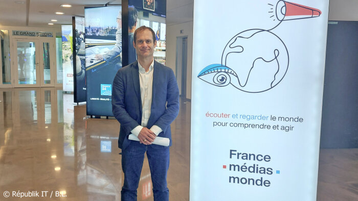 Sébastien Olaïzola est RSSI de France Médias Monde. - © Républik IT / B.L.